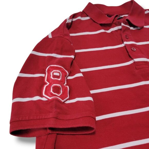 Red Ape Shirt Size Medium Men's Polo Shirt Casual Preppy Rugby Style Embroidered - Picture 5 of 7